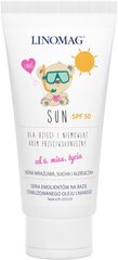 Linomag SUN солнцезащитный крем SPF 50, 50мл цена и информация | Косметика для мам и детей | pigu.lt