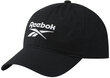 Kepurė su snapeliu vyrams Reebok Te Logo Cap Black GP0124 цена и информация | Vyriški šalikai, kepurės, pirštinės | pigu.lt