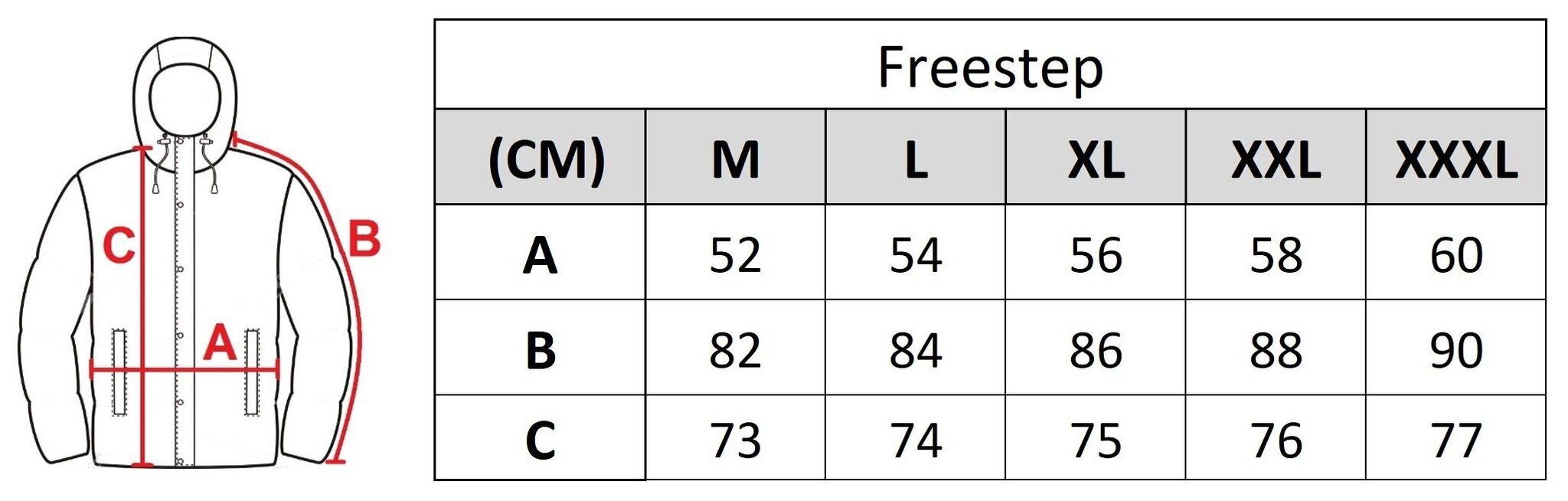 Striukė vyrams Freestep navy kaina ir informacija | Vyriškos striukės | pigu.lt