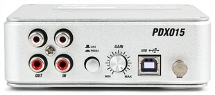Фонокорректор Power Dynamics PDX015 USB цена и информация | Проигрыватели для пластинок, патефоны | pigu.lt