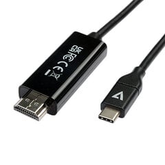 Adapteris V7 USB C – HDMI V7UCHDMI-2M, 2 m kaina ir informacija | Adapteriai, USB šakotuvai | pigu.lt