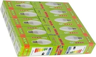 LED lemputės G.LUX GR-LED-C37-6W 3000K, 10 vnt pakuotė kaina ir informacija | Elektros lemputės | pigu.lt