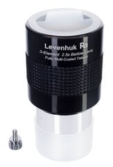 Barlow Levenhuk 2.5x цена и информация | Телескопы и микроскопы | pigu.lt