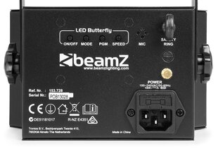 beamZ LED Butterfly со стробоскопом цена и информация | Праздничные декорации | pigu.lt