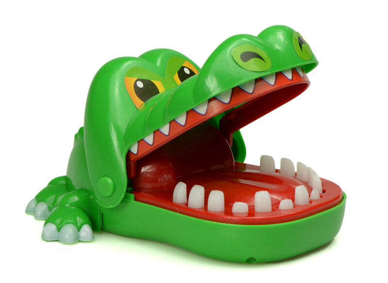 Žaislinis krokodilas su skaudančiu dantuku kaina | pigu.lt