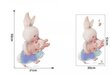 Vaikiškas sienų lipdukas Triušenė su kūdikiu цена и информация | Interjero lipdukai | pigu.lt