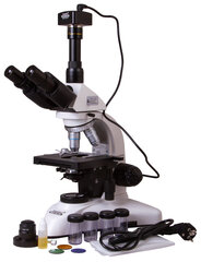 Цифровой тринокулярный микроскоп Levenhuk MED D25T цена и информация | Телескопы и микроскопы | pigu.lt
