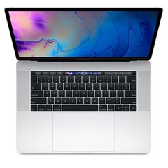 MacBook Pro 2018 Retina 15" 4xUSB-C - Core i7 2.2GHz / 16GB / 256GB SSD / SWE / Silver (atnaujintas, būklė A) kaina ir informacija | Nešiojami kompiuteriai | pigu.lt