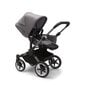 Bugaboo Donkey 5 Mono universalus vežimėlis, Graphite/Grey Melange-Grey Melange kaina ir informacija | Vežimėliai | pigu.lt