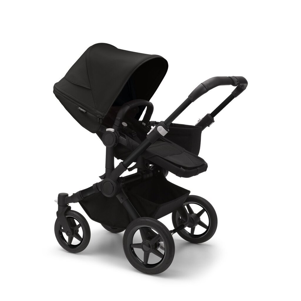 Bugaboo Donkey 5 Mono universalus vežimėlis, Black/Midnight Black-Midnight Black kaina ir informacija | Vežimėliai | pigu.lt