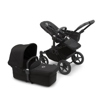 Bugaboo Donkey 5 Mono универсальная коляска, Black/Midnight Black-Midnight Black цена и информация | Коляски | pigu.lt