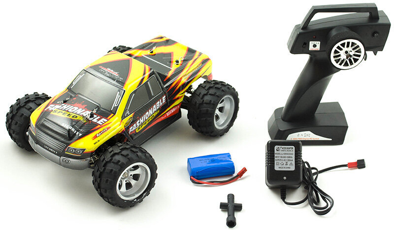 RC automobilis Wltoys A979-A 2.4GHZ 35KM/H 1:18 kaina ir informacija | Žaislai berniukams | pigu.lt