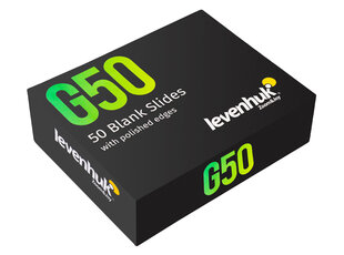 Tuščios skaidrės Levenhuk G50, 50 vnt. kaina ir informacija | Kanceliarinės prekės | pigu.lt