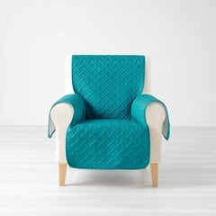 Douceur d’Intérieur dygsniuotas krėslo užtiesalas Lounge, 165x179 cm, mėlynas kaina ir informacija | Baldų užvalkalai | pigu.lt