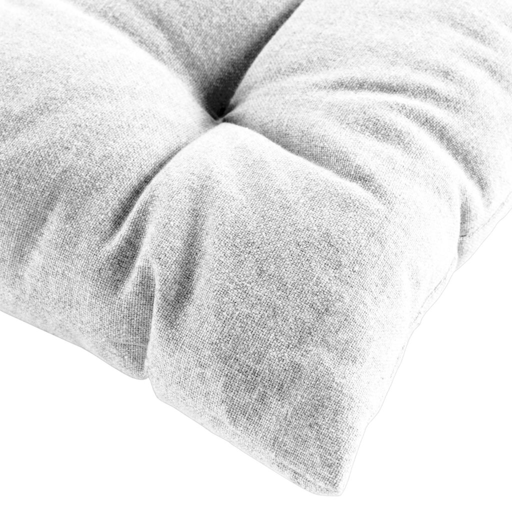 Douceur d’Intérieur dygsniuota kėdės pagalvė Mistral, balta, 40x40 cm kaina ir informacija | Dekoratyvinės pagalvėlės ir užvalkalai | pigu.lt
