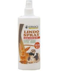 Croci Lindo Spray лосьон-шампунь для грызунов, 250мл цена и информация | Клетки и аксессуары для грызунов | pigu.lt