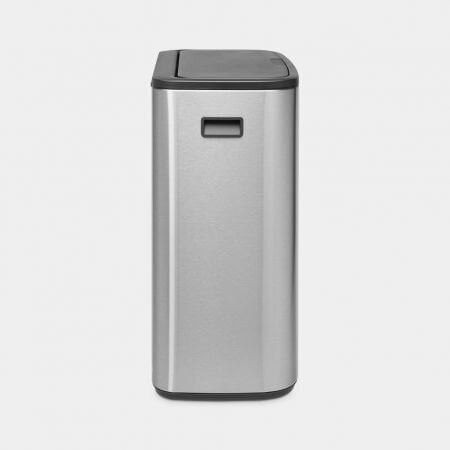 Brabantia šiukšliadėžė Bo Touch Bin, 60 l, pilka kaina ir informacija | Šiukšliadėžės | pigu.lt