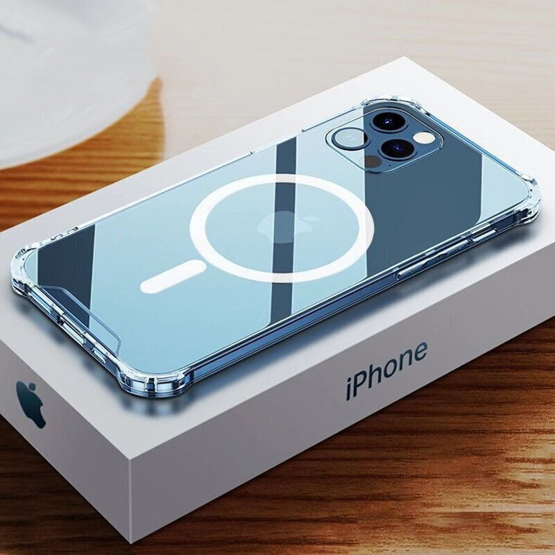 Dėklas telefonui MagSilicone skirtas iPhone 13 Pro Max, skaidrus kaina ir informacija | Telefono dėklai | pigu.lt