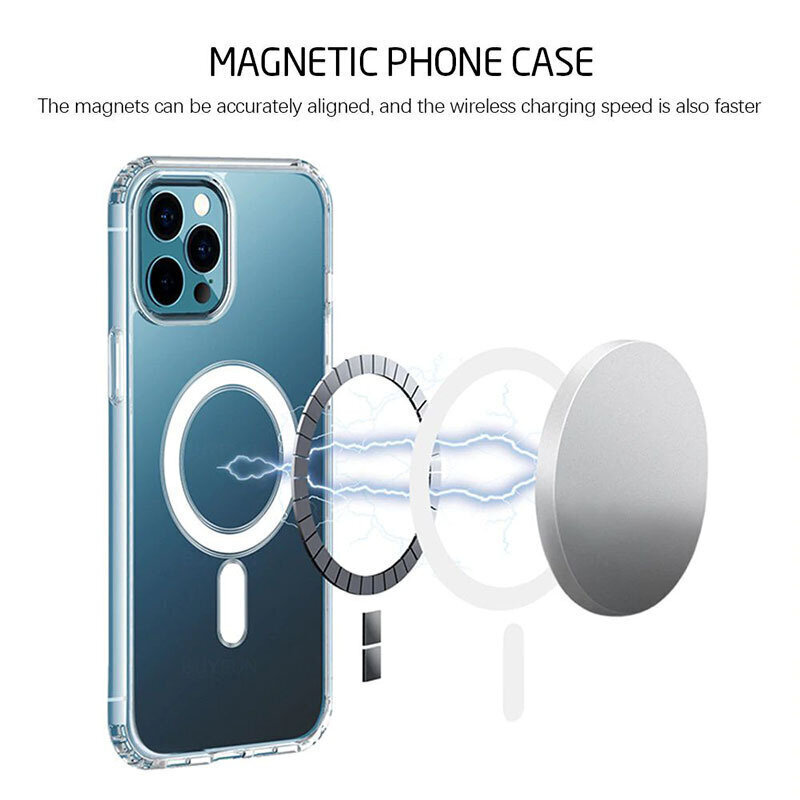 Dėklas telefonui MagSilicone skirtas iPhone 13 Pro, skaidrus цена и информация | Telefono dėklai | pigu.lt