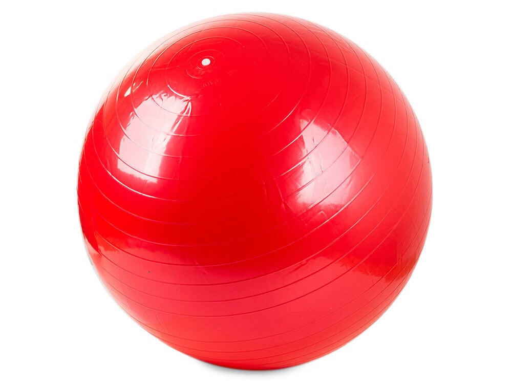 Gimnastikos kamuolys 65 cm, raudonas kaina ir informacija | Gimnastikos kamuoliai | pigu.lt