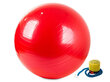 Gimnastikos kamuolys 65 cm, raudonas kaina ir informacija | Gimnastikos kamuoliai | pigu.lt
