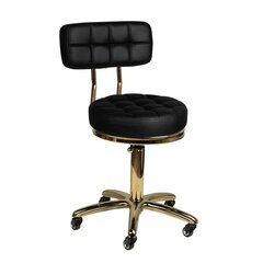 Профессиональное кресло-табурет для мастера красоты GOLD AM-961, черного цвета цена и информация | Мебель для салонов красоты | pigu.lt