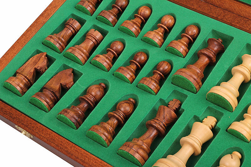 Šachmatų lenta Staunton, medinė kaina ir informacija | Stalo žaidimai, galvosūkiai | pigu.lt