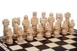 Šachmatų lenta su medinėmis sagomis kaina ir informacija | Stalo žaidimai, galvosūkiai | pigu.lt