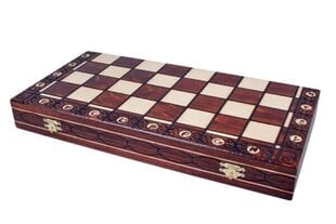 Šachmatų lenta su medinėmis figūrėlėmis Senatorius kaina ir informacija | Stalo žaidimai, galvosūkiai | pigu.lt