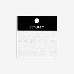 Трансферная фольга для нейл-арта SEMILAC TRANSFER FOIL WHITE LACE №16 цена и информация | Средства для маникюра и педикюра | pigu.lt