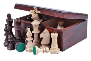 Medinė šachmatų dėžutė Staunton Nr.4 kaina ir informacija | Stalo žaidimai, galvosūkiai | pigu.lt