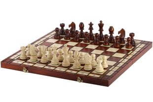 Šachmatų lenta su medinėmis figūrėlėmis Turnyras kaina ir informacija | Stalo žaidimai, galvosūkiai | pigu.lt