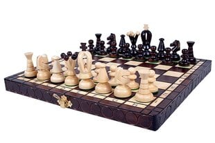 Шахматная доска с деревянными пуговицами Король цена и информация | Настольные игры, головоломки | pigu.lt