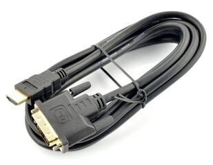 Kabelis, DVI-HDMI, 3 m kaina ir informacija | Kabeliai ir laidai | pigu.lt