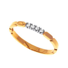 Auksinis žiedas su cirkoniu 16,5 dydžio kaina ir informacija | Žiedai | pigu.lt