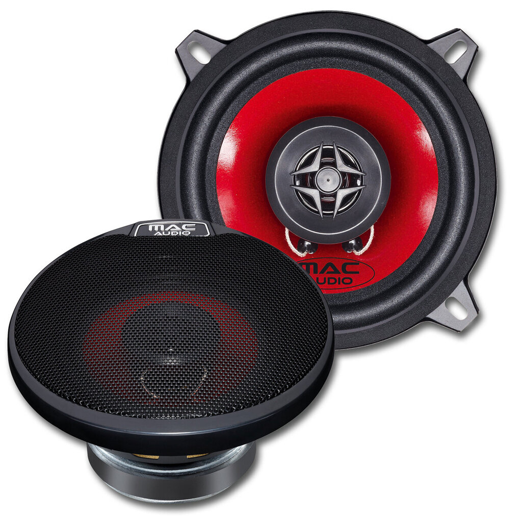 Mac Audio APM Fire 13.2, juoda/raudona kaina ir informacija | Automobiliniai garsiakalbiai | pigu.lt