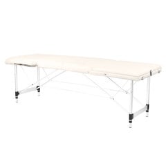 Складной массажный стол алюминиевый Comfort Activ Fizjo 3 сегмента серый цена и информация | Мебель для салонов красоты | pigu.lt