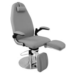 "Гидравлическое подиатрическое кресло Azzurro 713A серое цена и информация | Мебель для салонов красоты | pigu.lt