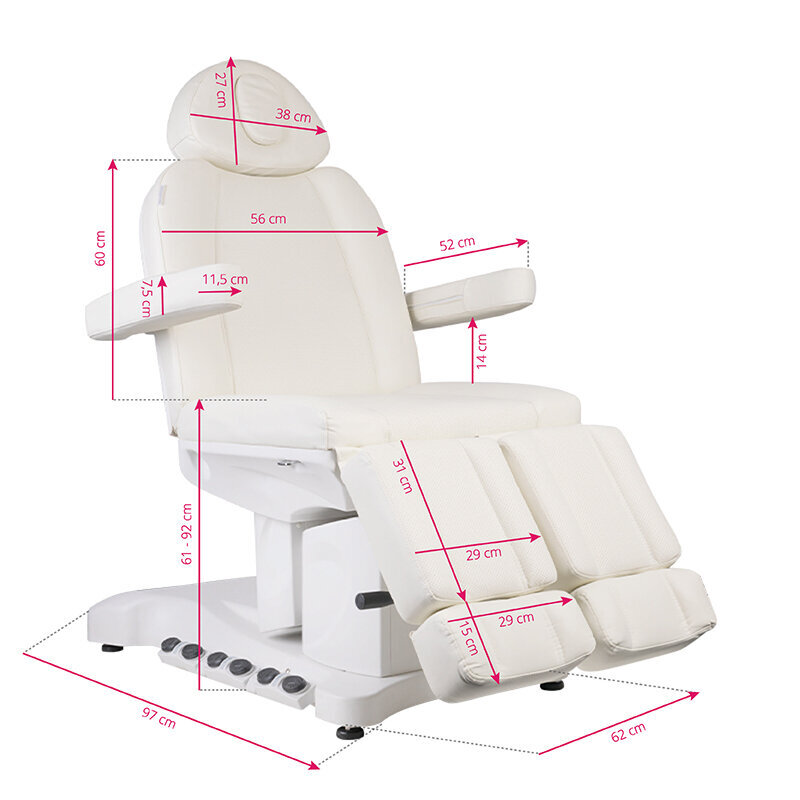 Šildoma elektrinė kosmetologinė kėdė Azzurro 708bs Pedi Pro Exclusive kaina ir informacija | Baldai grožio salonams | pigu.lt