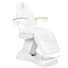 "Электрическое косметическое кресло Lux белого цвета цена и информация | Мебель для салонов красоты | pigu.lt
