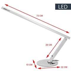 Plono dizaino LED aliuminė lempa kaina ir informacija | Staliniai šviestuvai | pigu.lt