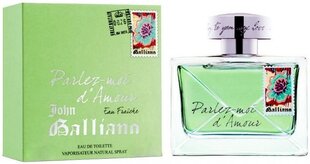 Tualetinis vanduo John Galliano Parlez-Moi d'Amour Eau Fraiche EDT moterims, 80 ml kaina ir informacija | Kvepalai moterims | pigu.lt