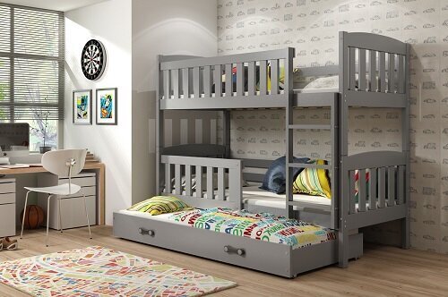 Dviaukštė lova BMS46PP kaina ir informacija | Vaikiškos lovos | pigu.lt