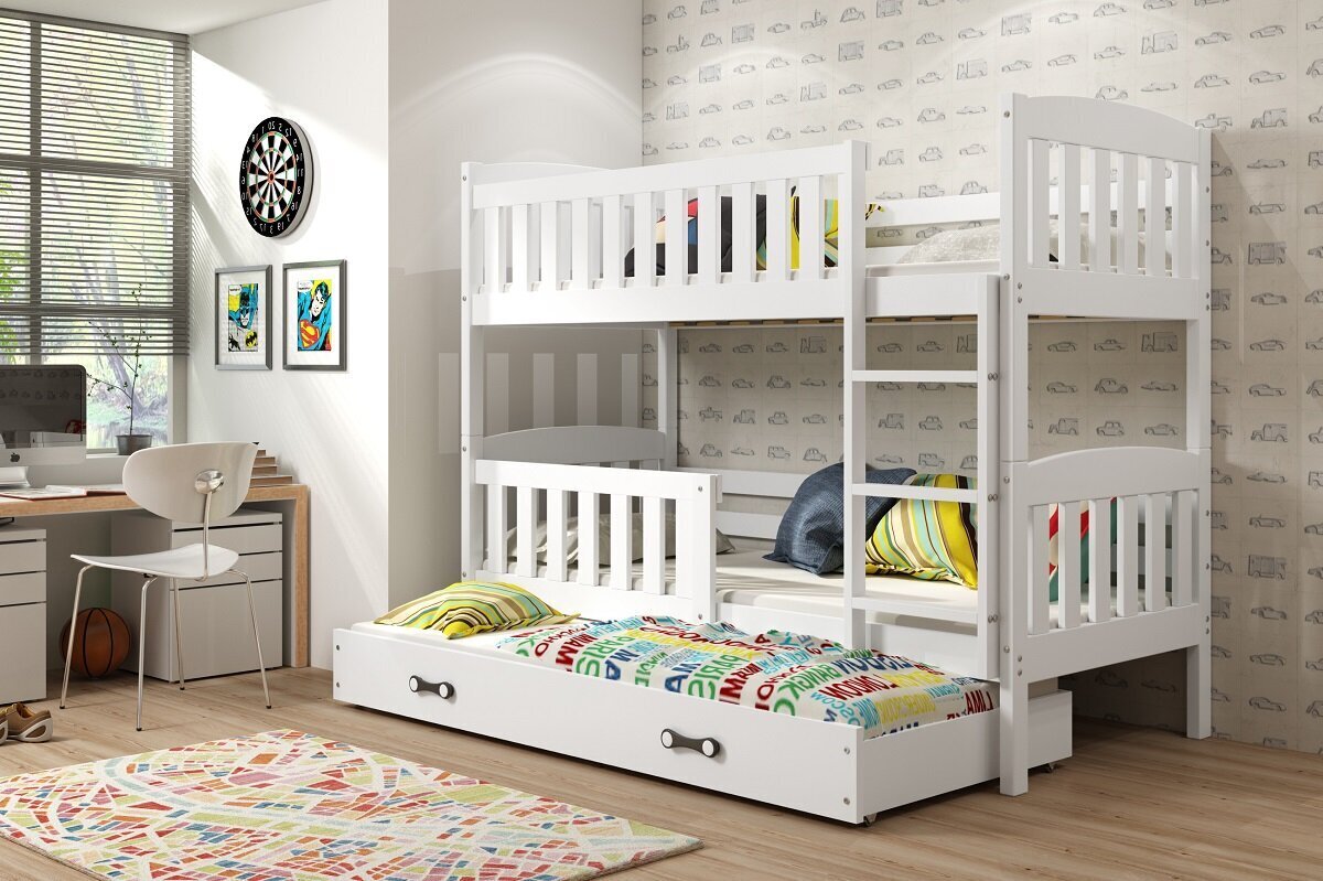 Vaikiška dviaukštė lovaBMS47BB kaina ir informacija | Vaikiškos lovos | pigu.lt