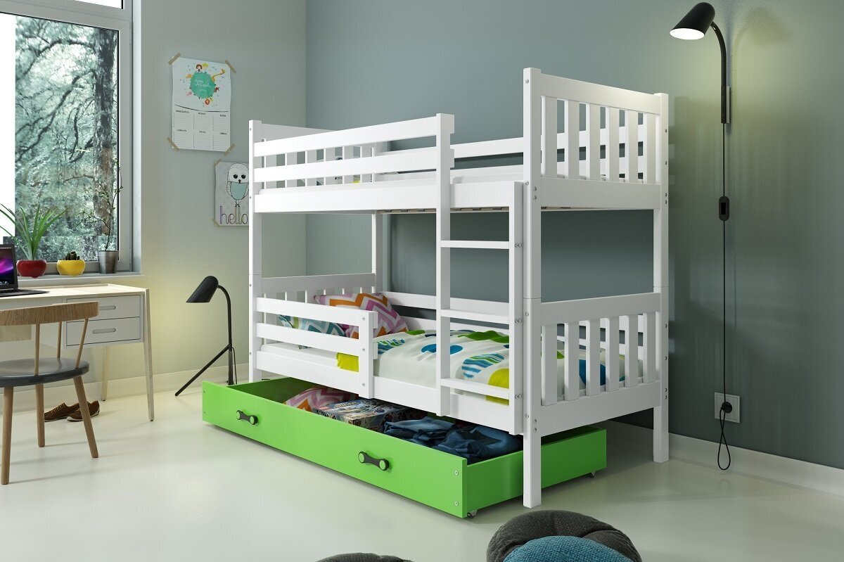 Dviaukštė lova BMS136BZA kaina ir informacija | Vaikiškos lovos | pigu.lt