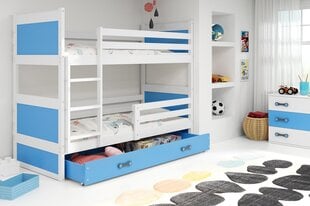 Dviaukštė lova su stalčiais BMS157ZI kaina ir informacija | Vaikiškos lovos | pigu.lt