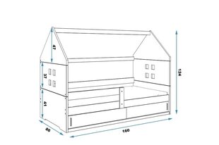 детская кроватка BMS199BZA цена и информация | Детские кровати | pigu.lt
