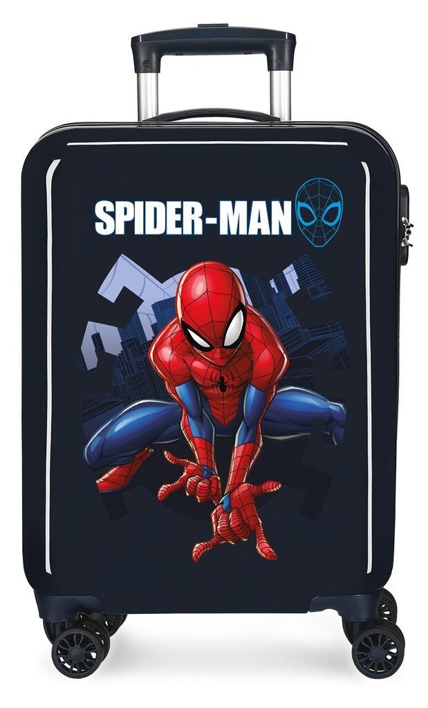 Lagaminas Spiderman 55*38*20 cm, juodas kaina ir informacija | Lagaminai, kelioniniai krepšiai | pigu.lt