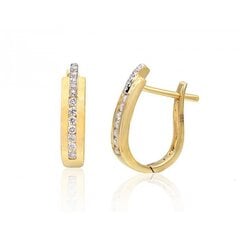 Auksiniai auskarai moterims Diamond Sky Artemis kaina ir informacija | Auskarai | pigu.lt