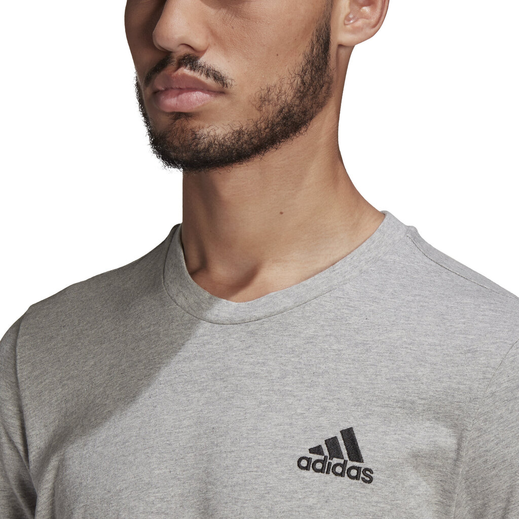 Marškinėliai vyrams Adidas M Sl Sj Tee Grey GK9641, pilki цена и информация | Vyriški marškinėliai | pigu.lt